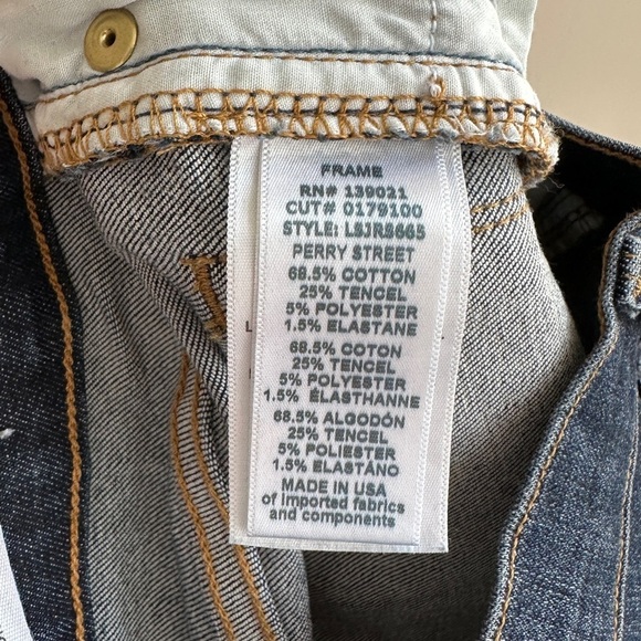 Frame Denim Women's Perry Street Dark Blue Skinny Jeans, Size 26 - Picture 15 of 16